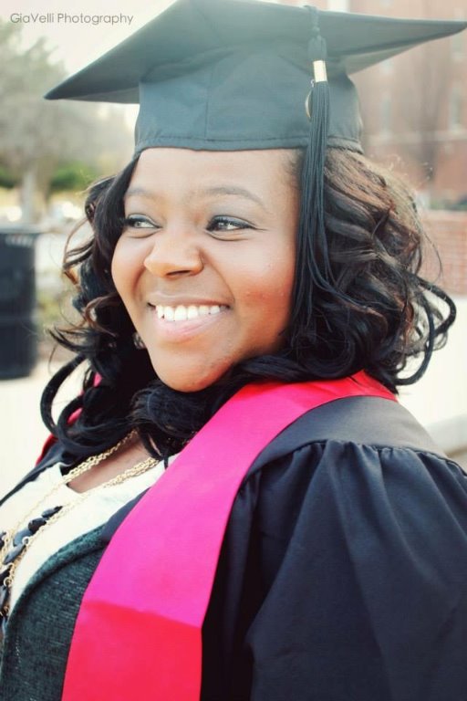 Great-grand-daughter Jacqui Washington 2015 Liberty University Graduate 