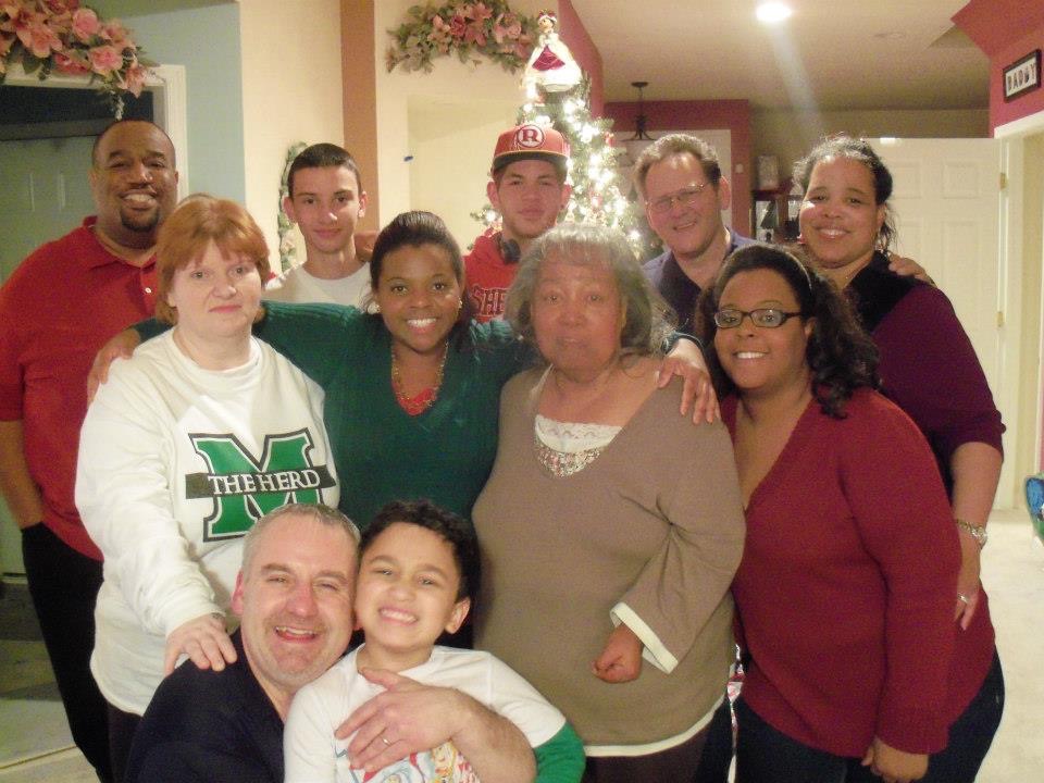 Robert T (RT)  and Helen Gue Scotty Gue, Ron Rowe, Jacqui, Peggy, Joycelyne, April, Tom and Great-grandson Matthew St Laurent