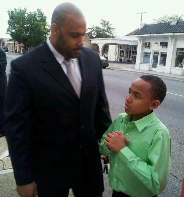 Adam Gibbs and his son Aaron Gibbs. He is John Q Gibbs son
