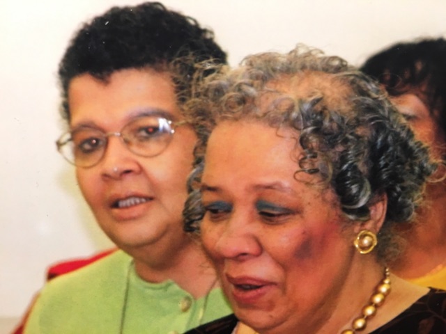 Juanita (Gibbs) Champ and Shirley Gibbs